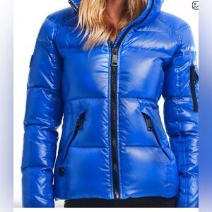 SAM Freestyle royal blue funnel neck puffer | like NEW
